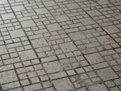 Concrete floor tiles 02 Texture