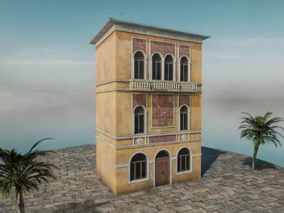 Italian house 3D model 2