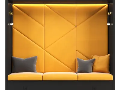 Restaurant and Office Lobi Seating 10 3D model