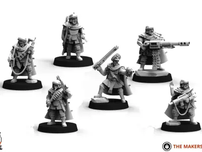 Universal Guard - Ghosts 3D print model