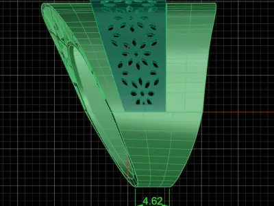 Jewelry ring 350 3D print model