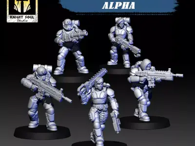 Scions of war Alpha 3D print model