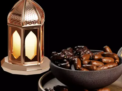 Decorative Ramadan Set 3D model