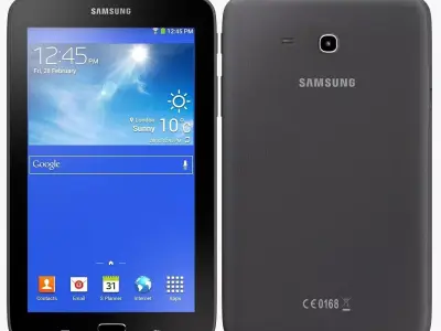 Samsung Galaxy Tab 3 Lite 7 0 black 3D model