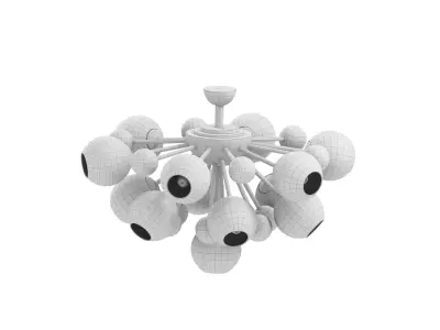 Chandelier 3D model 5