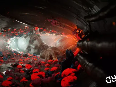 Sewer Monster Horror Environment - UE5 Low-poly 3D model