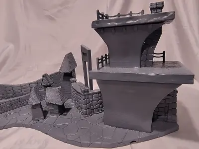 Guillotine House - Halloween Town Project 3D Print Model 3D print model