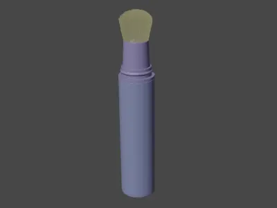 makeup brush 3D model