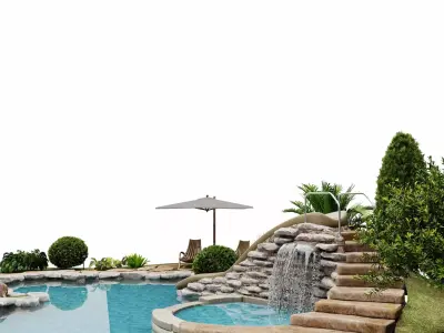 Swimming pool 3D model