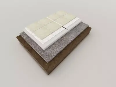 Wall Cross Section Insulation-Park wall detail-1 3D model