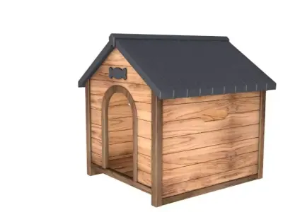Dog House Collection 3D model