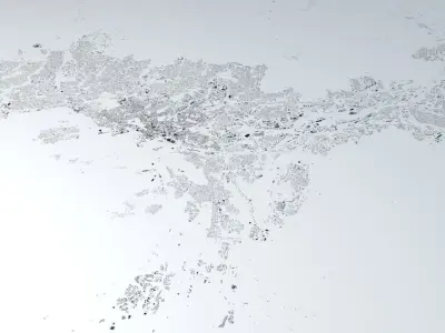 Oslo Streets and Buildings 3D model