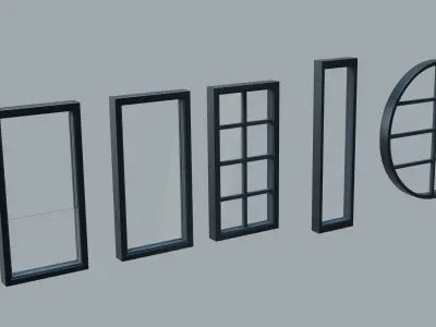 windows 3d model pack 3D model