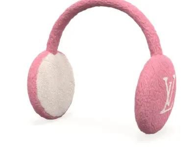 Louis Vuitton Cloud Earmuff Low-poly 3D model