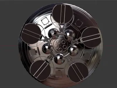 UFO Type 6 High Poly Version 3D model