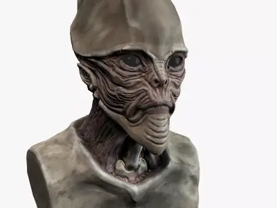 Alien Bust  3D model