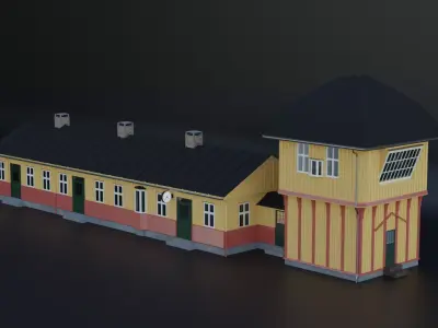 Det Gule Palae 3D model