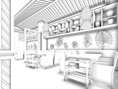 Business - Food Beverage -0129 3D model