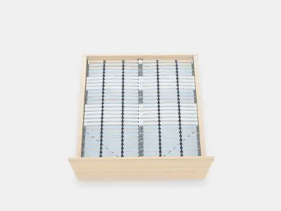 MALM Bed frame high 101 Low-poly 3D model