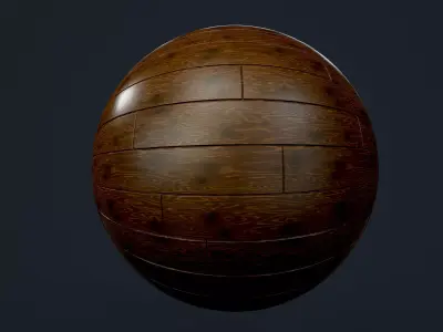 Wood Floor Planks Seamless PBR Texture Texture 2
