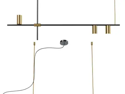 Ceiling Light Chandelier Collection 3D model