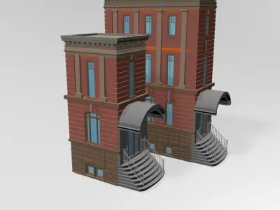 Modular Buildings 01 3D model