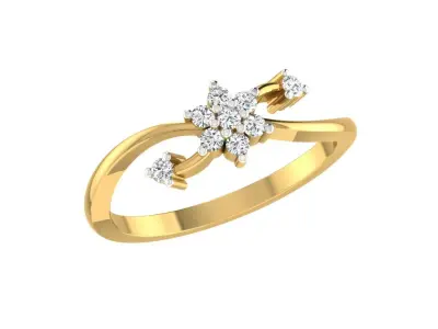 Women Ring  Render 3dm STL OBJ FBX Details 3D print model 283