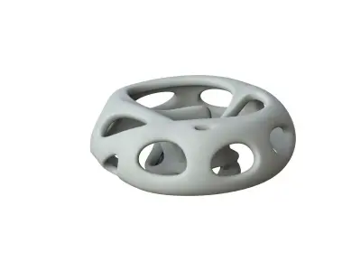 SciFi Cube Object No 66295 Low Poly Shape Low-poly 3D model