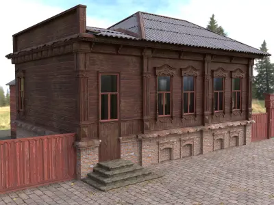 Old House3 Low-poly 3D model