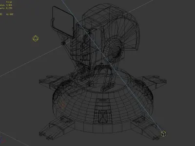 Functional mechanical object 09 3D model