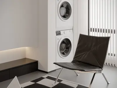 apartment interior scenes       3D model 2