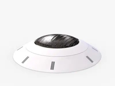 100W Light 3D model