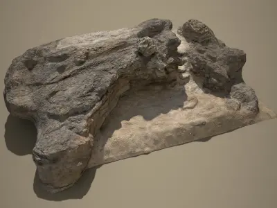 Rocky Beach PBR 3D model