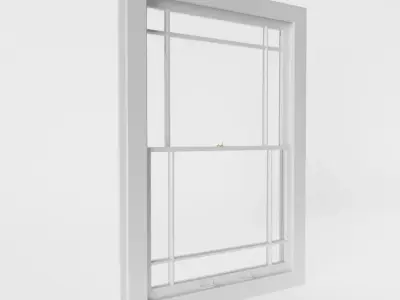 Margin Sash Window 3D model
