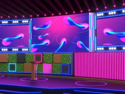 Virtual Stage 3D model