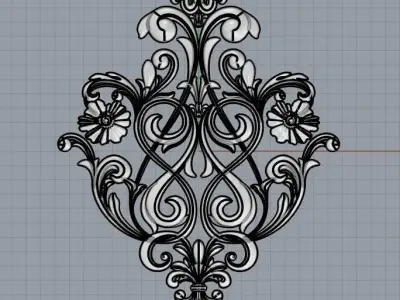 ProArt E01C - Decor for CNC-Architectural-3d Printing Projects   3D model