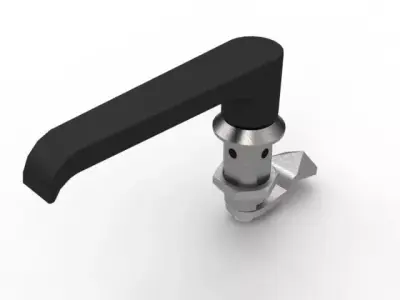 Plastic Lever Handle Free 3D model