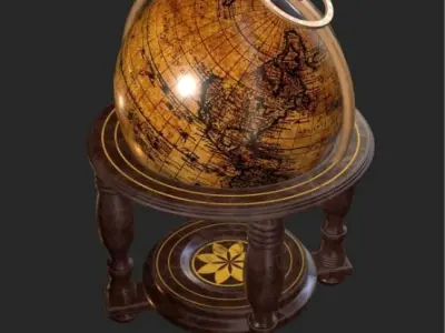 Orient Express Train 3D 3D model