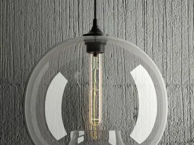 Hanging lamp 10 Loft Design 3D model