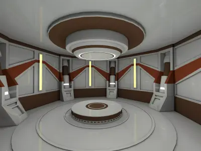 Sci fi Room  3D model