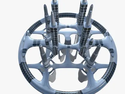 Future city IV 3D model