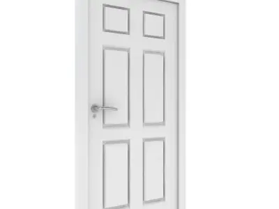 White Door 3D model