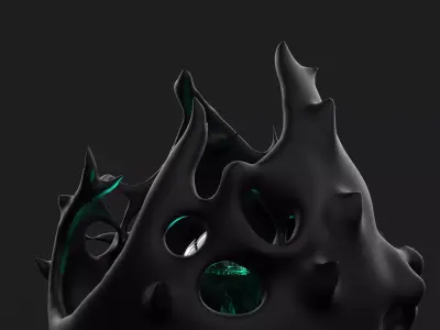 LIGHTING DESIGN WITH INTEGRATED MICROORGANISMS 3D print model