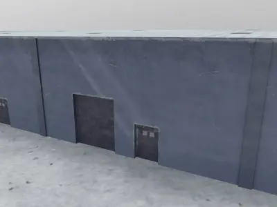 EDDB Storage 2B Low-poly 3D model