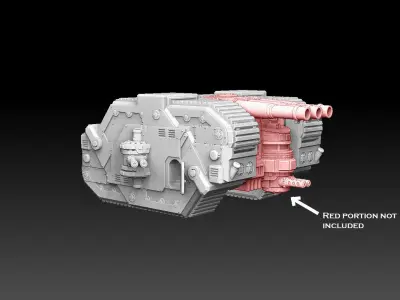 Rhomboid Tank Tracks 3D print model