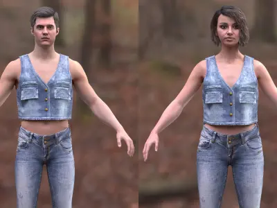  Man and Woman in Summer 10 