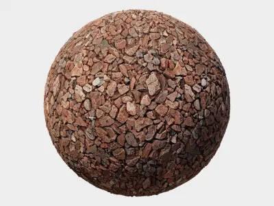 Gravel PBR Texture 03 Texture