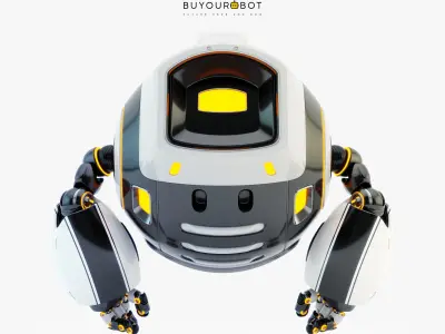 Dog walker XII 3D model