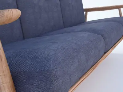 Blue Sofa 3D model