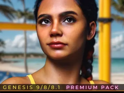 TX Candela Premium PACK for G9 G8 G8-1 Low-poly 3D model